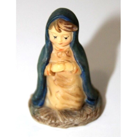 MJ Hummel Zeit Fur Hummel Miniature Christmas Nativity Figurine Mary Ornament 2" - Picture 5 of 9